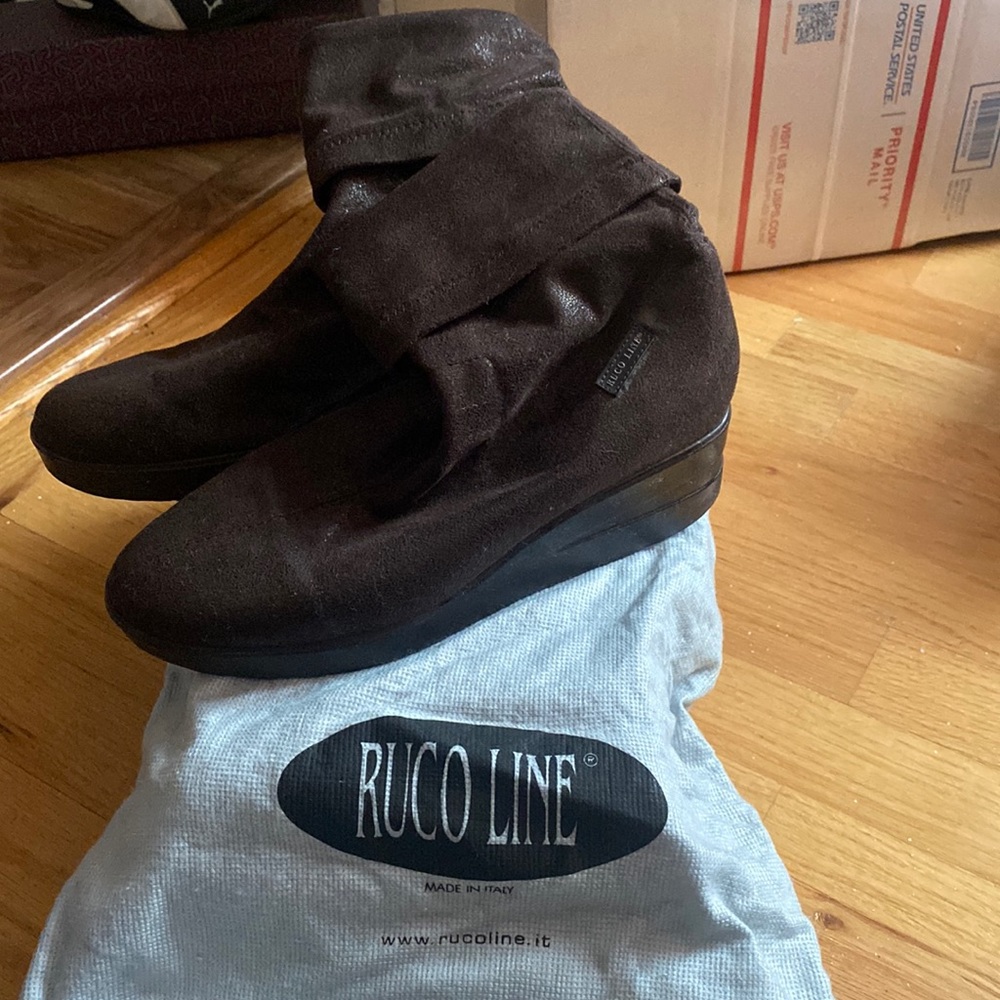 Brown Ruco Line Booties - 39